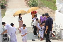 โรงเรียนศรีสังวาลย์ขอนแก่นได้จัดกิจกรรมวันสำคัญทางพระพุทธศาสนา ณ วัดทุ่งเศรษฐี อำเภอเมือง จังหวัดขอนแก่น วันมาฆบูชา