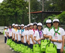มูลนิธิประเทศไทยใสสะอาด ร่วมกับ กรมกิจการสตรีและสถาบันครอบครัวกระทรวงการพัฒนาสังคมและความมั้นคงของมนุษย์ ได้มาศึกษาดูงาน