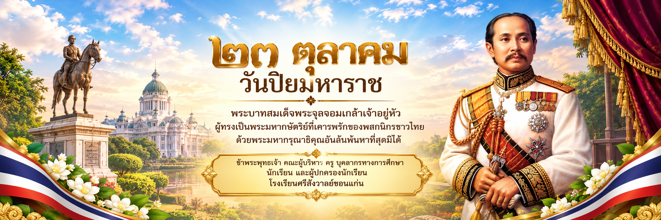 แบนเนอร์โรงเรียน